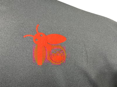 情侶款｜螢火蟲系列 灰色拼接黑 撞色 短袖POLO衫-女7