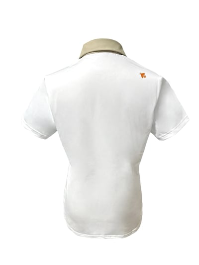 情侶款｜螢火蟲系列 奶茶領 短袖POLO衫-女2