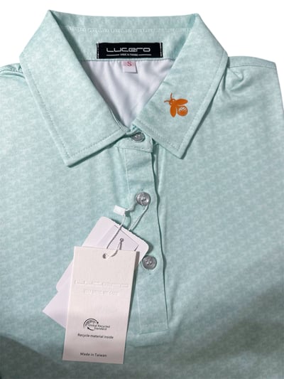 情侶款｜螢火蟲系列 清新薄荷綠印花 短袖POLO衫-男3