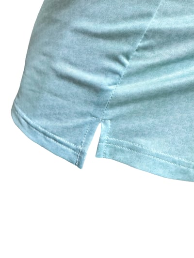 情侶款｜螢火蟲系列 清新薄荷綠印花 短袖POLO衫-女6