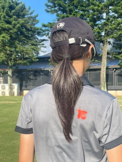 情侶款｜螢火蟲系列 灰色拼接黑 撞色 短袖POLO衫-女9