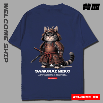 (短T)武士貓 Welcome出貨3