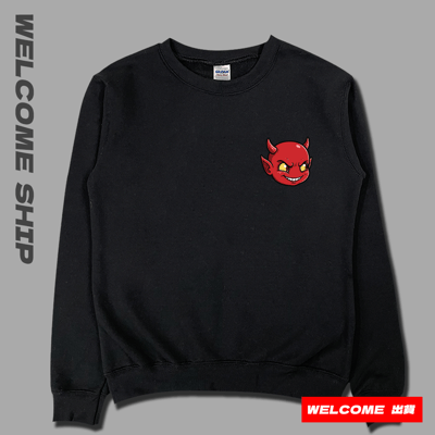 (大學T)小惡魔 Welcome出貨2