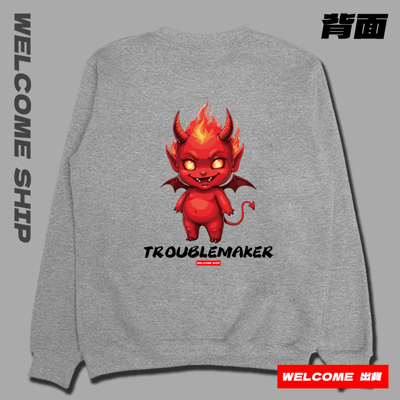 (大學T)小惡魔 Welcome出貨5