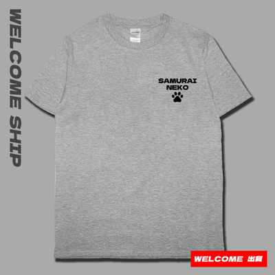 (短T)武士貓 Welcome出貨10