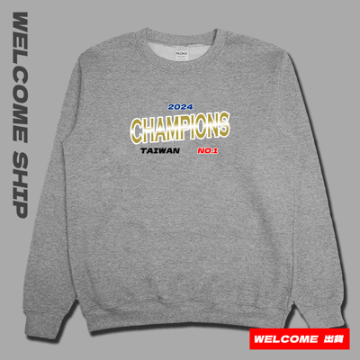 (大學T)我們是冠軍 Welcome出貨(限時活動贈棒球帽)2