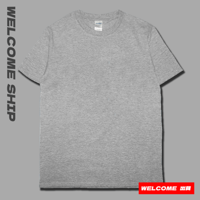 (短T)素面短T Welcome出貨5