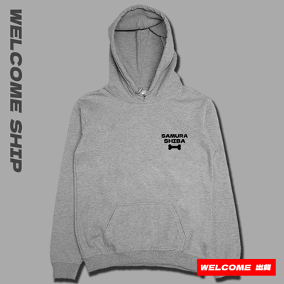 (連帽上衣)武士柴犬 Welcome出貨4