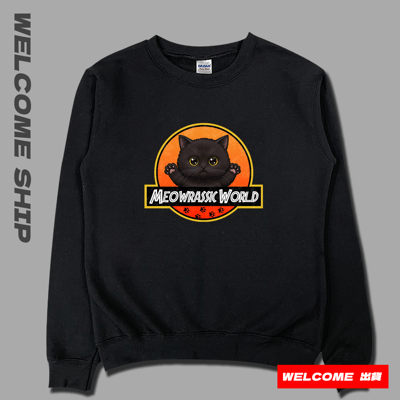 (大學T)貓儸紀世界 Welcome出貨2