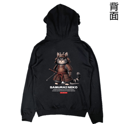 (連帽上衣)武士貓 Welcome出貨1