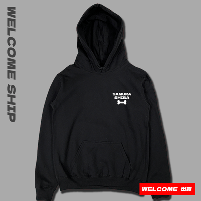 (連帽上衣)武士柴犬 Welcome出貨6