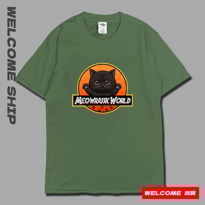 (短T)貓儸紀世界 Welcome出貨1