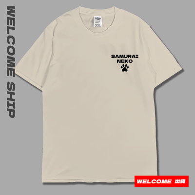 (短T)武士貓 Welcome出貨8