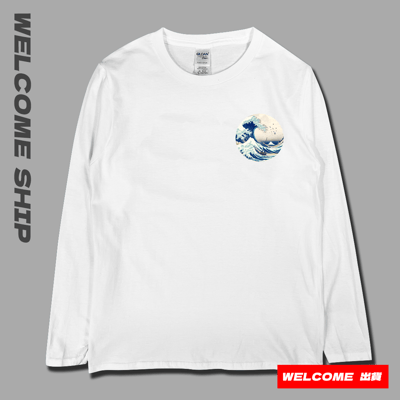 (長T)浮世繪海浪 Welcome出貨6