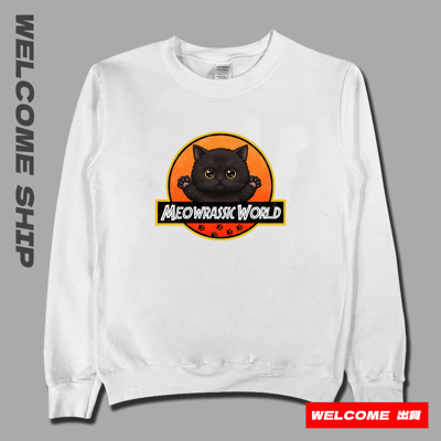 (大學T)貓儸紀世界 Welcome出貨3