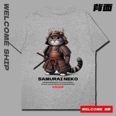 (短T)武士貓 Welcome出貨9