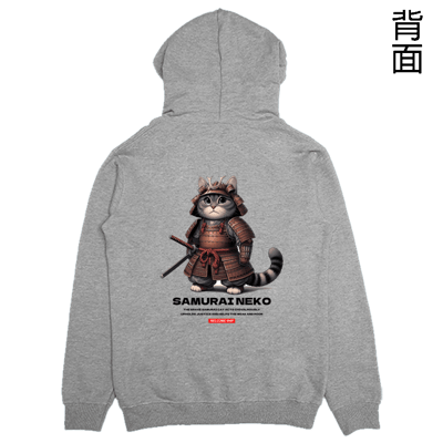(連帽上衣)武士貓 Welcome出貨6