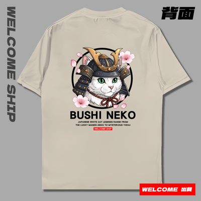 (短T)白貓武士 Welcome出貨8