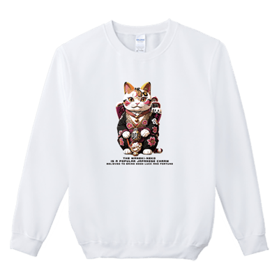 (大學T)招財貓 Welcome出貨2