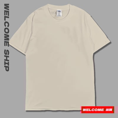 (短T)素面短T Welcome出貨1