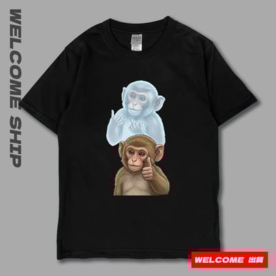 (短T)猴子 Welcome出貨8