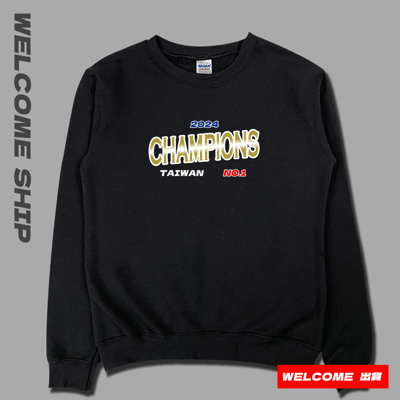 (大學T)我們是冠軍 Welcome出貨(限時活動贈棒球帽)3