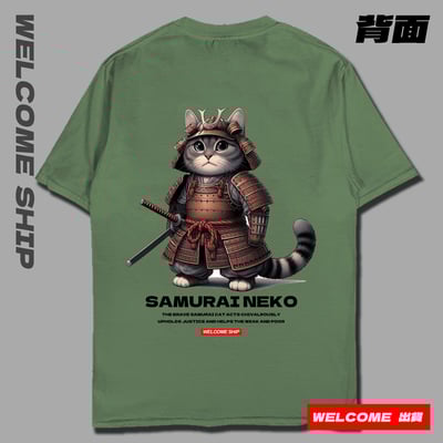 (短T)武士貓 Welcome出貨11