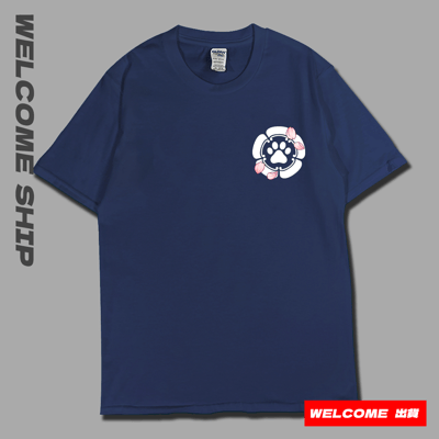 (短T)白貓武士 Welcome出貨3