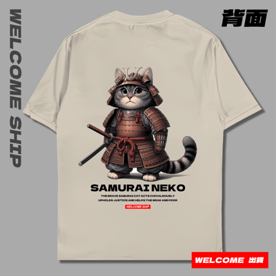 (短T)武士貓 Welcome出貨7