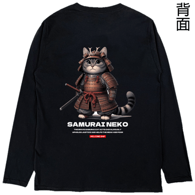 (長T)武士貓 Welcome出貨6