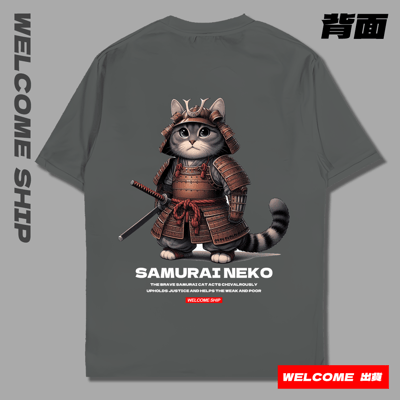 (短T)武士貓 Welcome出貨13