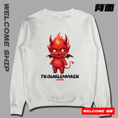 (大學T)小惡魔 Welcome出貨3