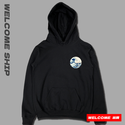 (連帽上衣)浮世繪海浪 Welcome出貨6