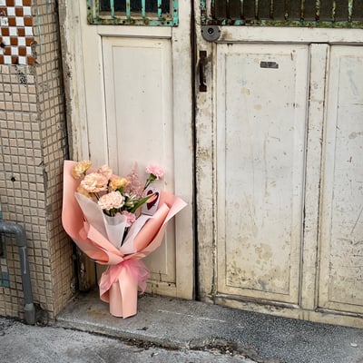 摟在懷裡也可愛 M Size 花束 - 蜜桃2