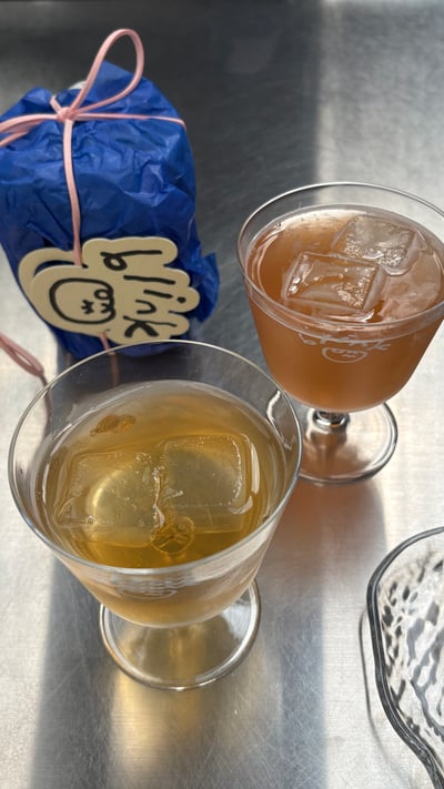 Glass Cup & Plate Set5