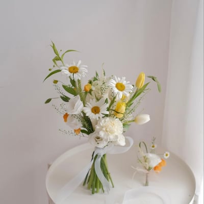 韓式新娘捧花 - Ｍarguerite2