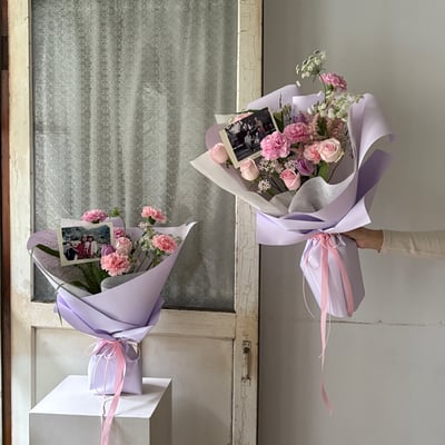 輕輕捧在手心 M Size - 粉紫4