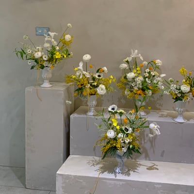 冠軍杯古典桌花設計課程3