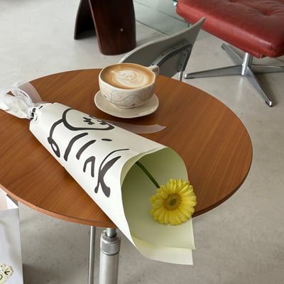 Yellow Gerbera Bouquet (White)2