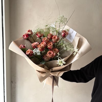 Cappucino Roses Bouquet2