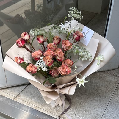 Cappucino Roses Bouquet4