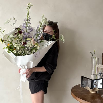 大型投瓶花藝設計＋大型花束包裝應用課程3