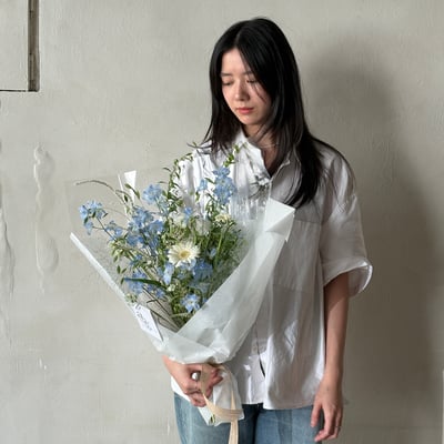 畢業快樂 Blue L Size5