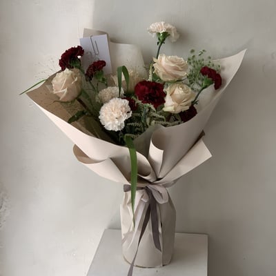 我的愛呀滿出來 L Size 花束- 紅裸色5