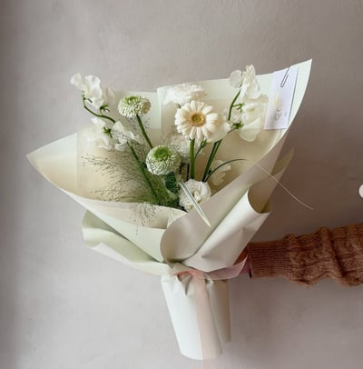 初階韓式花束包裝課程10