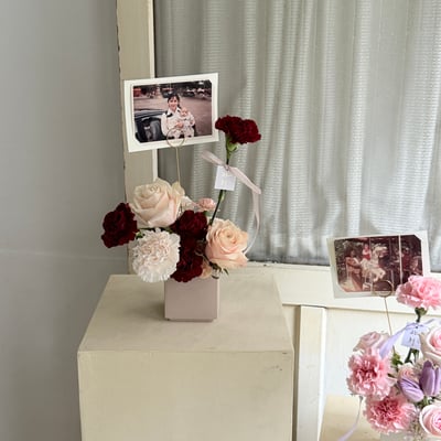 願妳總是漂亮 鮮花桌花 - 紅裸5