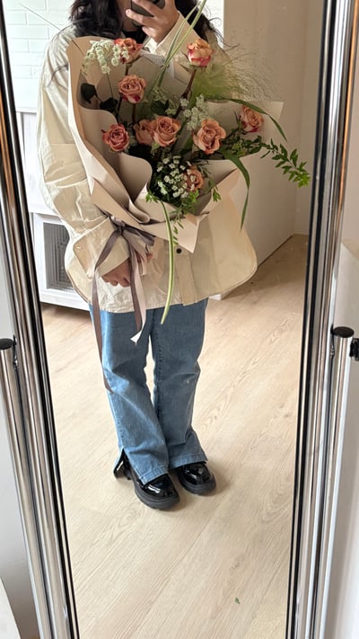 9 支卡布玫瑰混合花束5