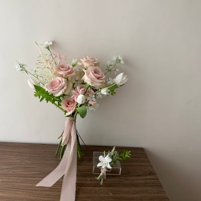 韓式新娘捧花 - Rose3