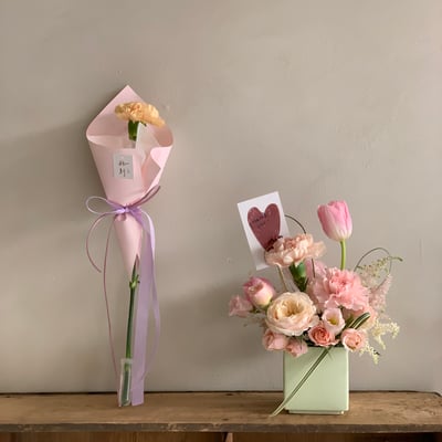 私心最愛 peachpink 混合鮮花桌花 - 4 色7