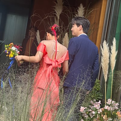 韓式新娘捧花 - 熱帶色系7